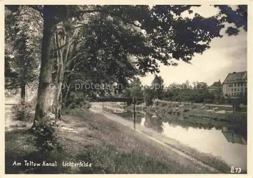 AK / Ansichtskarte  Lichterfelde Berlin Am Teltow Kanal