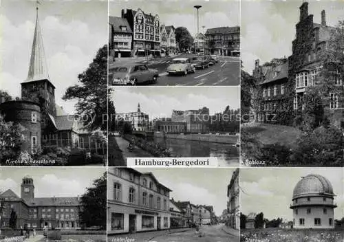 AK / Ansichtskarte  Bergedorf  Hamburg Kirche Hasseturm Schloss Lohbruegge Rathaus Sternwarte