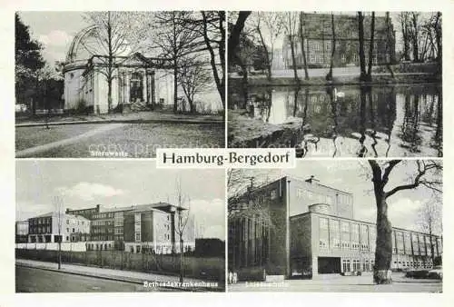 AK / Ansichtskarte  Bergedorf  Hamburg Sternwarte Schloss Bethesdakranenhaus Luisenschule