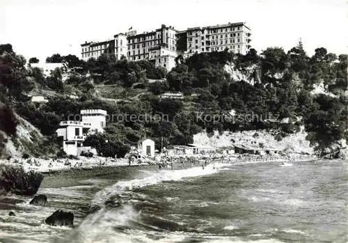 AK / Ansichtskarte  Cap-d Ail 06 Alpes-Maritimes Vue sur la Plage et l'Eden