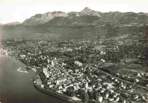 AK / Ansichtskarte  Evian-les-Bains 74 Haute-Savoie La Dent d'Oche et les Memises Vue aerienne