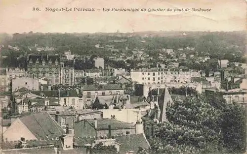 AK / Ansichtskarte  Nogent-Le-Perreux-sur-Marne 94  Val-de-Marne Vue panoramique du Quartier du pont de Mulhouse