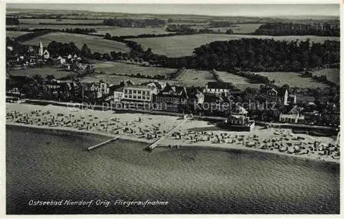AK / Ansichtskarte  NIENDORF  Ostseebad Timmendorferstrand Fliegeraufnahme