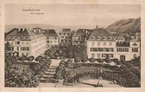 AK / Ansichtskarte  SAARBRueCKEN Schlossplatz