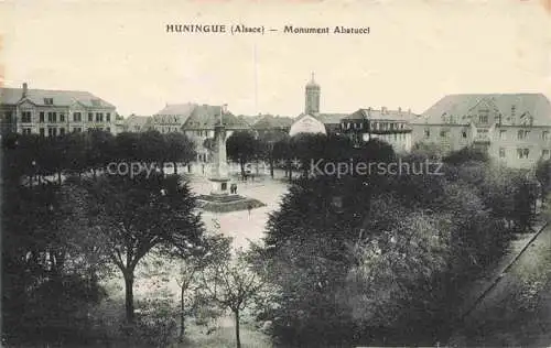 AK / Ansichtskarte  Huningue Hueningen Mulhouse 68 Haut-Rhin Monument Abatucci