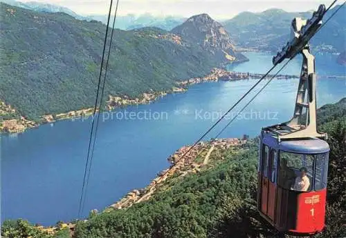 AK / Ansichtskarte  Seilbahn Cable-Car Telepherique Funivia Brusino Serpiano Lago di Lugano