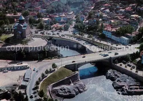 AK / Ansichtskarte  Tbilisi Tiflis Georgia Metehskej Most Bruecke