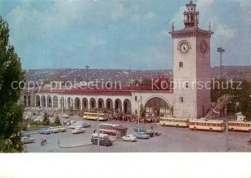 AK / Ansichtskarte  Simferopol Krim Crimea Bahnhof