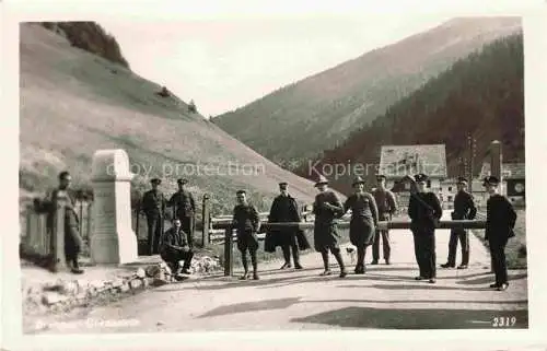 AK / Ansichtskarte  Grenze Douane Zoll Frontiere Border-- Brenner