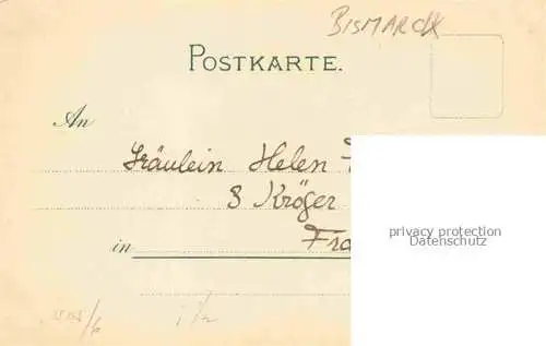 AK / Ansichtskarte  BISMARCK  Otto von Politik 