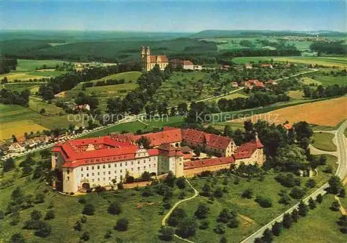 AK / Ansichtskarte  Ellwangen Jagst Schloss und Wallfahrtskirche Schoenenberg