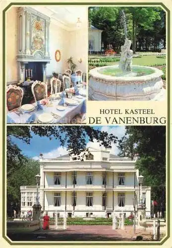 AK / Ansichtskarte  Voorthuizen Barneveld NL Hotel Kasteel de Vanenburg Festtafel Brunnen