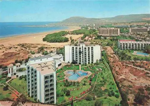 AK / Ansichtskarte  Agadir Maroc Vue générale aérienne Hôtels Plage