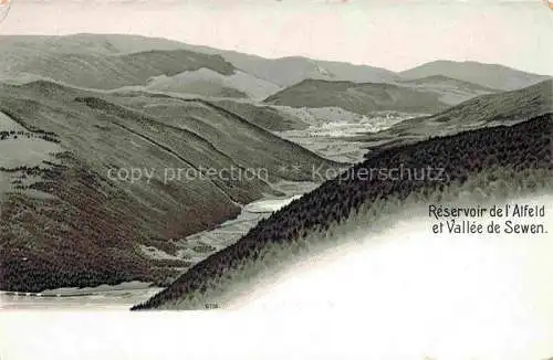 AK / Ansichtskarte  Alfeld la Ville Sewen 68 Haut-Rhin Reservoir de l'Alfeld et Vallee de Sewen
