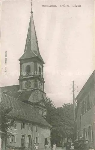 AK / Ansichtskarte  Kruth Krueth 68 Haut-Rhin Eglise