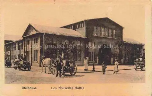 AK / Ansichtskarte  MULHOUSE Muehlhausen 68 Alsace Les Nouvelles Halles