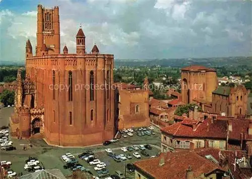 AK / Ansichtskarte  Albi 81 Tarn Cathédrale Sainte-Cécile XIIIe siècle Archevêché Palais de la Berbie Musée Toulouse-Lautrec