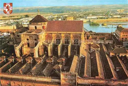 AK / Ansichtskarte  Cordoba Andalucia ES Exterior de la Mezquita vista aérea