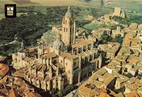 AK / Ansichtskarte  Segovia Castilla y Leon ES Vista aérea de la catedral