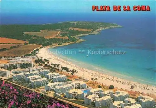 AK / Ansichtskarte  Playa de Sa Coma Mallorca ES Vista aérea