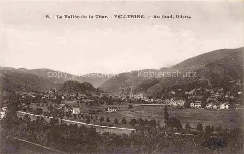 AK / Ansichtskarte  Fellering Felleringen 68 Haut-Rhin La Vallee de la Thur Au fond Odern