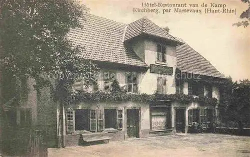 AK / Ansichtskarte  Kirchberg Soultzbach-les-Bains Sulzbach 68 Haut-Rhin Hotel Restaurant van de Kamp par Masevaux