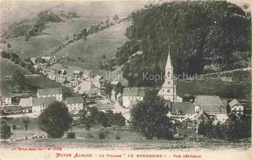 AK / Ansichtskarte  Le Bonhomme Haut Rhin Elsass Notre Alsace Le Village Vue generale