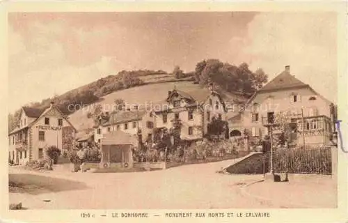 AK / Ansichtskarte  Le Bonhomme Haut Rhin Elsass Monument aux Morts et le Calvaire