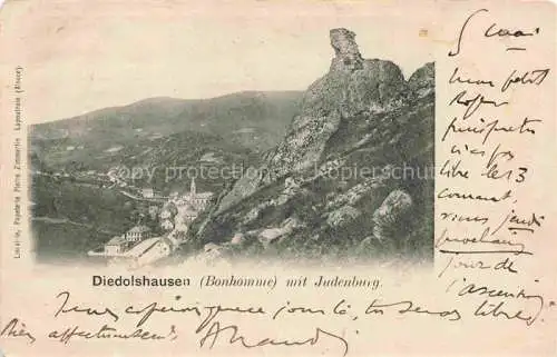 AK / Ansichtskarte  Diedolshausen Le Bonhomme 68 Haut-Rhin mit Judenburg