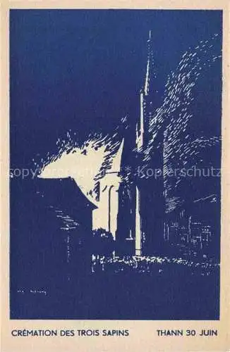 AK / Ansichtskarte  Thann  68 Haut-Rhin Eglise