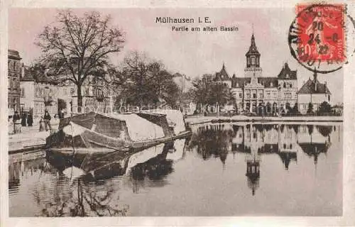 AK / Ansichtskarte  Muehlhausen  MULHOUSE 68 Elsass Haut-Rhin Partie am alten Bassin