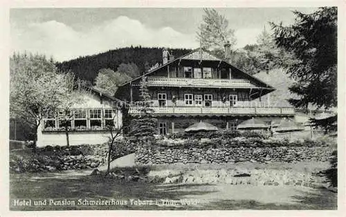 AK / Ansichtskarte  Tabarz Bad Tabarz Hotel Pension Schweizerhaus