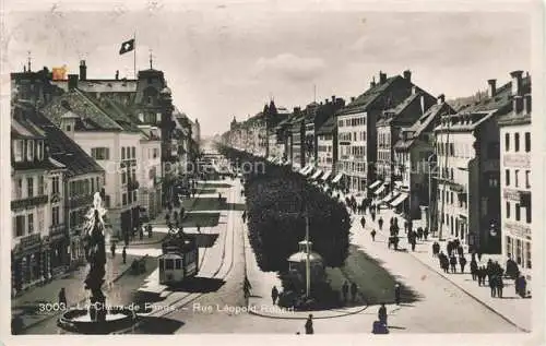 AK / Ansichtskarte  LA CHAUX -DE-FONDS NE Rue Leopold Robert