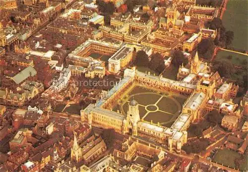 AK / Ansichtskarte  Oxford  Oxfordshire UK Christ Church Tom Tower and Tom Quad Cathedral Christ Church College aerial view