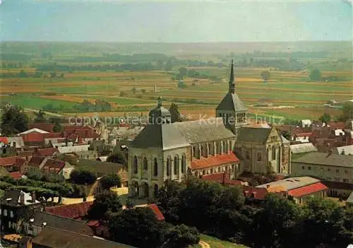 AK / Ansichtskarte  Saint-Benoit-sur-Loire Basilique vue aérienne