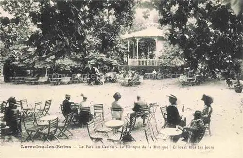 AK / Ansichtskarte  Lamalou-les-Bains 34 Herault Le Parc du Casino Le Kiosque de la Musique