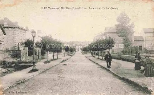 AK / Ansichtskarte  Lizy-sur-Ourcq 77 Seine-et-Marne Avenue de la Gare