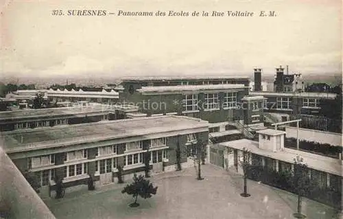 AK / Ansichtskarte  SURESNES 92 Hauts-de-Seine Panorama des Ecoles de la Rue Voltaire