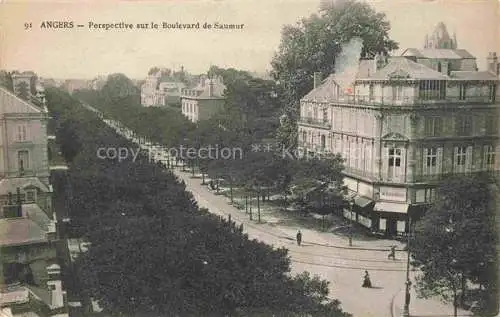 AK / Ansichtskarte  ANGERS 49 Maine-et-Loire Perspective sur le Boulevard de Saumur