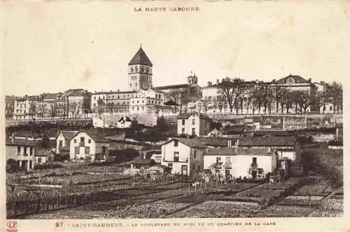 AK / Ansichtskarte  Saint-Gaudens St-Gaudens 31 Haute-Garonne Le Boulevard du Midi vu du Quartier de la Gare