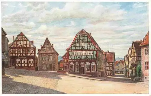 AK / Ansichtskarte  Lauterbach Hessen Stadtplatz