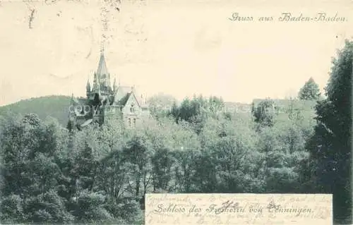 AK / Ansichtskarte  BADEN-BADEN Schloss des Freiherrn von Venningen