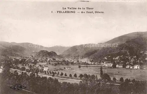 AK / Ansichtskarte  Fellering Felleringen 68 Haut-Rhin La Vallee de la Thur Au fond Odern