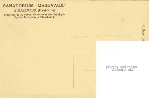 AK / Ansichtskarte  Masevaux Masmuenster 68 Haut-Rhin Sanatorium Masevaux Une partie de la cuisine avec vue sur l'office