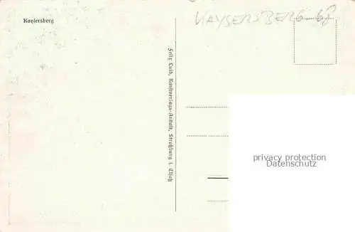 AK / Ansichtskarte  Kaysersberg Kaisersberg Alsace 68 Haut Rhin Festung Kuenstlerkarte