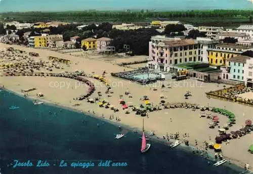 AK / Ansichtskarte  Jesolo Lido Iesolo Veneto IT La spiaggia dall aereo