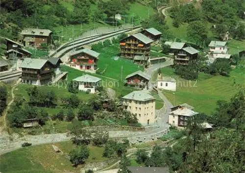 AK / Ansichtskarte  Kalpetran Fliegeraufnahme Mattertal