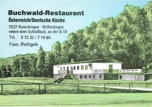 AK / Ansichtskarte  Wilferdingen Buchwald Restaurant