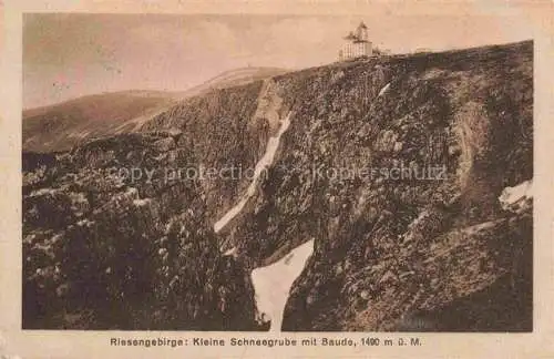 AK / Ansichtskarte  Kleine-Schneegrube Riesengebirge PL mit Bergbaude Riesengebirge