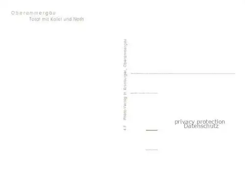 AK / Ansichtskarte  OBERAMMERGAU Total mit Kofel und Noth Alpenpanorama